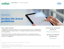 Tablet Screenshot of brand.cobas.com